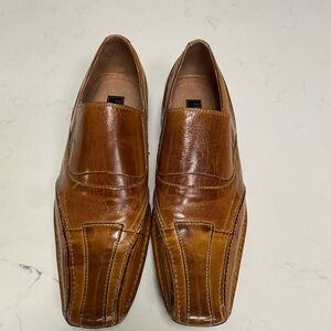 Fratelli Select Leather Square Toe Dress Shoes Men’s Size 10M